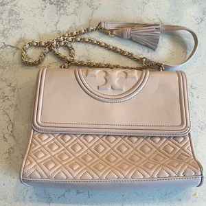 Pink Tory Burch ‘Fleming’ Bag